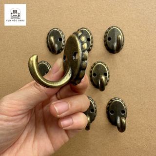 Combo 5-10 móc treo kim loại gắn tường Oabu phong cách cổ điển vintage 08a