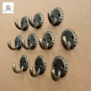 Combo 5-10 móc treo kim loại gắn tường Oabu phong cách cổ điển vintage 08a