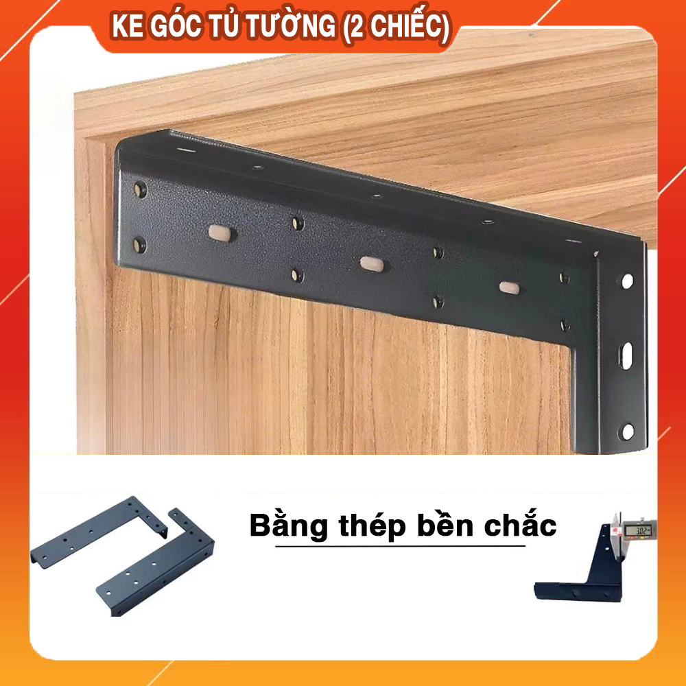 Bas treo tủ ti vi, kệ đỡ tủ treo tường, kệ bàn phấn, giá đỡ chữ L (1 ...