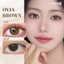 Kính áp tròng khoá ẩm 10H 3 Tháng màu Aurora Brown/ Luna Brown/ Ovia Brown (Lens cận Outlet) -
