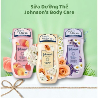 Sữa Dưỡng Thể Johnson Aroma Milk Dưỡng Ẩm Trắng Da Cực Thơm Nhật Bản 200ml