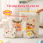 Set 20 Túi Zip Đựng Đồ Cho Bé Nhiều Kích Cỡ Hình Thú Dễ Thương, Túi Đựng Quần Áo, Du Lịch Tiện Lợi