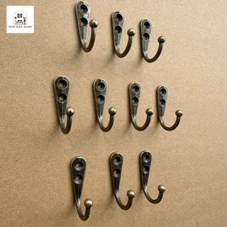 Combo 5-10 móc treo kim loại gắn tường Oabu 4.2cm phong cách cổ điển vintage 19a