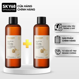 Nước Tẩy Trang Bí Đao COCOON Làm Dịu Nhẹ, Sạch Sâu và Cấp Ẩm 140ml/500ml