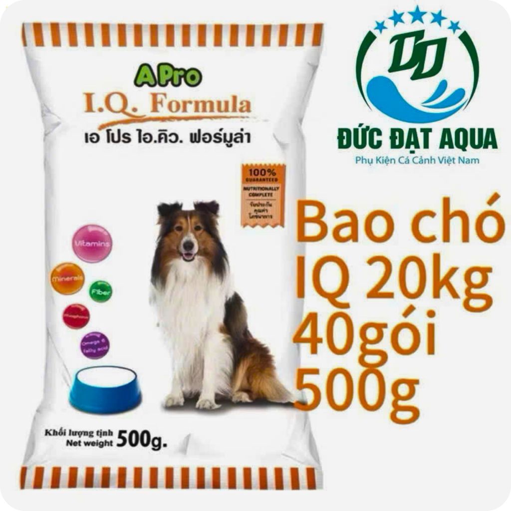 Thức Ăn Hạt Cho Chó Mèo Apro I.Q Formula Gói 500g date mới nhất nhập khẩu thái lan 4