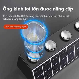 Ảnh 5 – OOKAS Đèn tường năng lượng mặt trời 8LED, chống nước, Đèn tường sân vườn tự động chuyển đổi