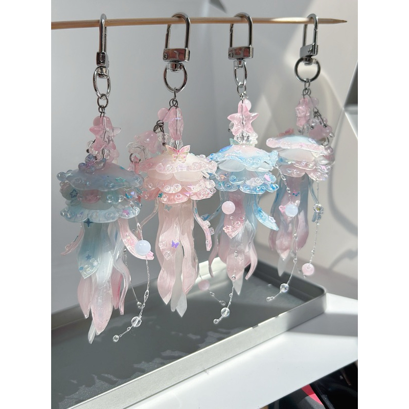 Móc khoá sứa/jellyfish dễ thương nè 🪼🪼🪼