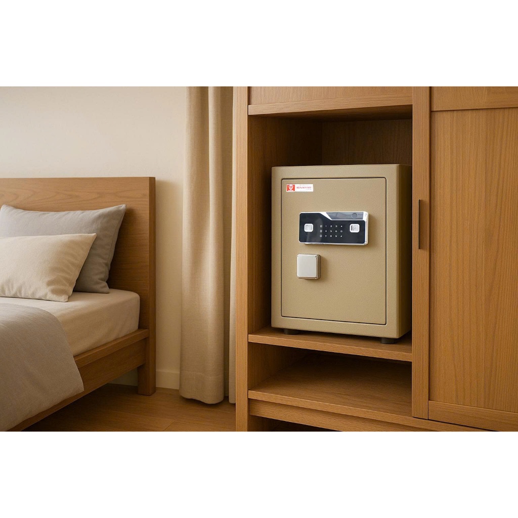 Két Sắt Việt Tiệp Siêu Cường Khóa Vân Tay Điện Tử SC34VTĐT 50KG Bảo Mật Cao Cấp (Freeship Toàn Quốc)