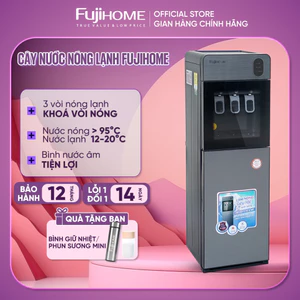 Cây nước nóng lạnh bình âm Fujihome nhập khẩu, máy nước uống nóng lạnh 3 vòi an toàn dispenser water chính hãng