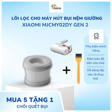 SET 2 Lõi lọc Gen 2 Xiaomi Mijia MJCMY02DY Thay thế cho Máy hút bụi diệt khuẩn nệm giường Xiaomi