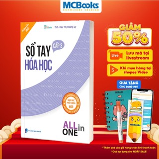 Sách - Sổ tay Hóa học cấp 3- All in one (cập nhật chương trình SGK mới)