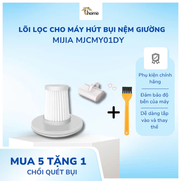 Set 3 Lõi lọc hepa thay thế cho Máy hút bụi nệm giường UV Xiaomi Mijia MJCMY01DY_Phụ Kiện Homi