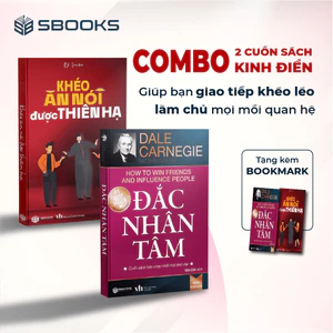 Sách - Combo 2 cuốn: Đắc Nhân Tâm + Khéo Ăn Nói Được Thiên Hạ - SBOOKS