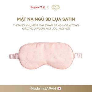 Mặt Nạ Ngủ 3d Lụa Satin Thoáng Khí, Mềm Mại, Chặn Sáng Hoàn Toàn Giấc Ngủ Ngon Mọi Lúc, Mọi Nơi