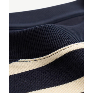 Áo thun nam tay ngắn sọc ngang lớn jacquard Form loose - ROUTINE 10S25TSS050