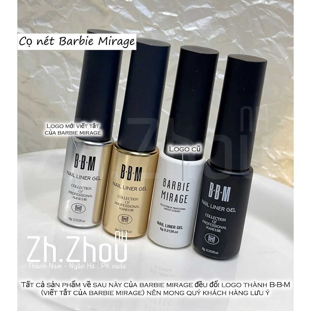 Gel cọ nét Barbie Mirage, cọ nét gel cao cấp barbie mirage siêu đặc, cọ nét barbie mirage , cọ nét gel trắng