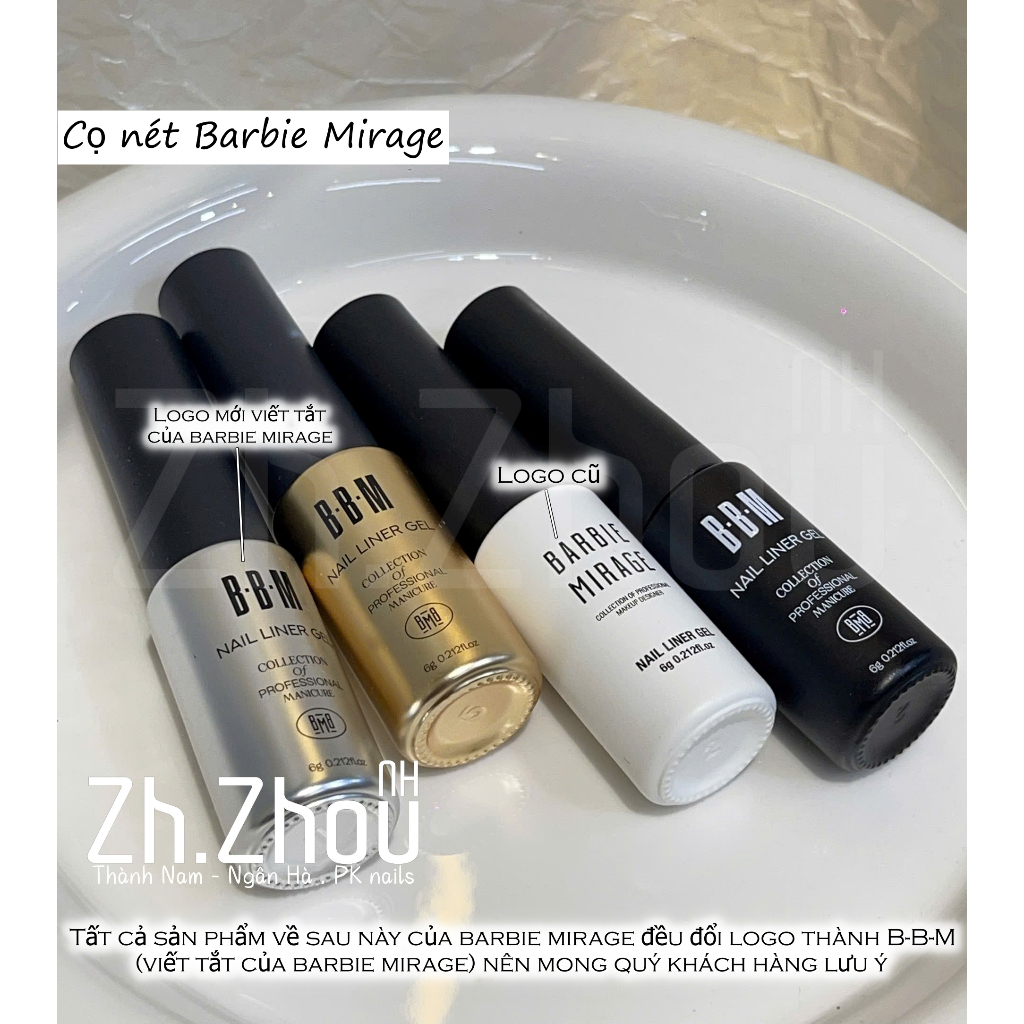 Gel cọ nét Barbie Mirage, cọ nét gel cao cấp barbie mirage siêu đặc, cọ nét barbie mirage , cọ nét gel trắng