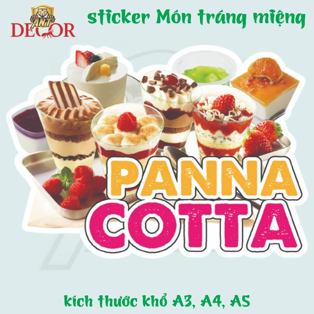 🍮 DECAL PANNA COTTA – TEM DÁN NGỌT NGÀO CHO MÓN TRÁNG MIỆNG CHUẨN CAFE Ý 💕