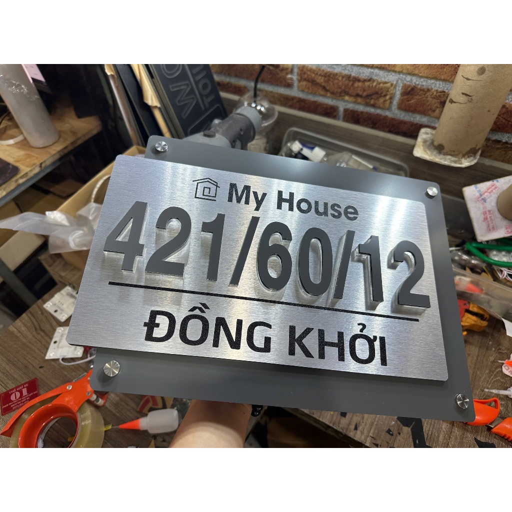 BẢNG SỐ NHÀ PHONG CÁCH HIỆN ĐẠI SANG TRỌNG