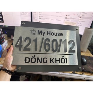 Bảng công ty, bảng số nhà, bảng hộ kinh doanh chất liệu Alu  cao cấp bền đẹp sang trọng