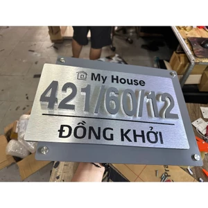 BẢNG SỐ NHÀ PHONG CÁCH HIỆN ĐẠI SANG TRỌNG