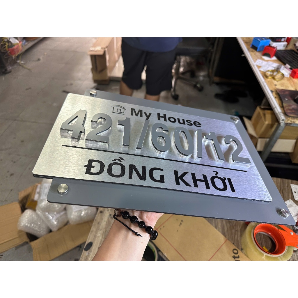 BẢNG SỐ NHÀ PHONG CÁCH HIỆN ĐẠI SANG TRỌNG