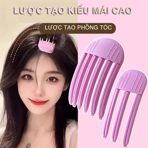 Lược tạo phồng mái tóc, tạo kiểu tóc mái cao cho nữ, kẹp bấm phồng chân tóc
