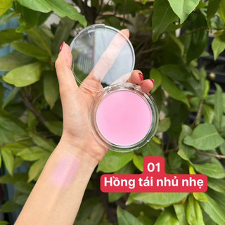 Má Hồng tone cam -hồng hot hiện nay (khay đen có gương)
