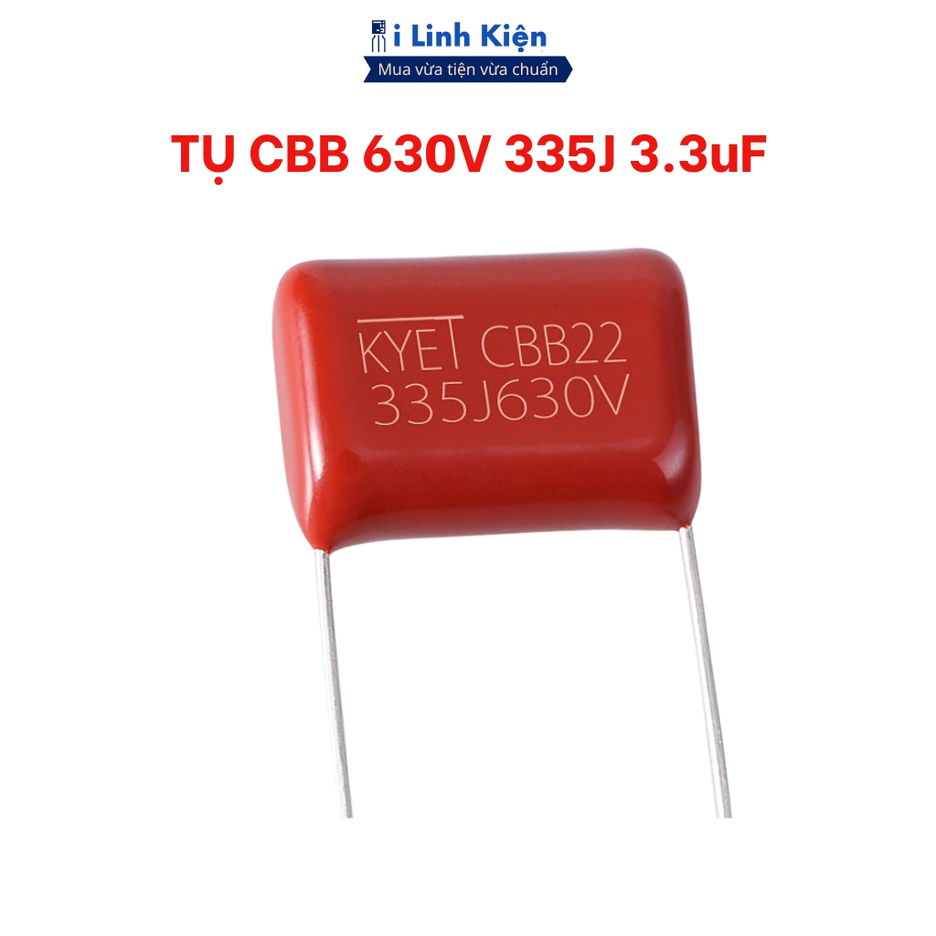 Tụ CBB, tụ kẹo 630V 3.3uf 335J chất lượng tốt ILinhkien
