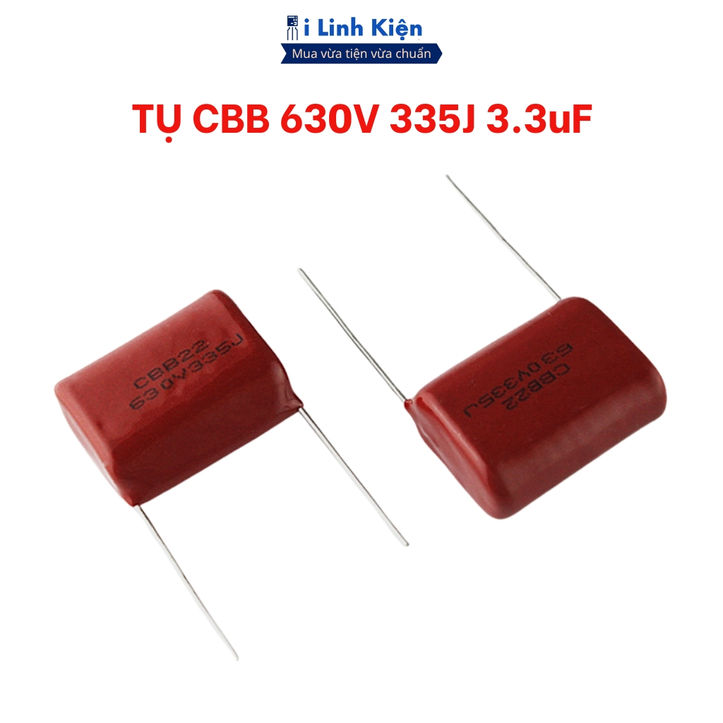 Tụ CBB, tụ kẹo 630V 3.3uf 335J chất lượng tốt ILinhkien