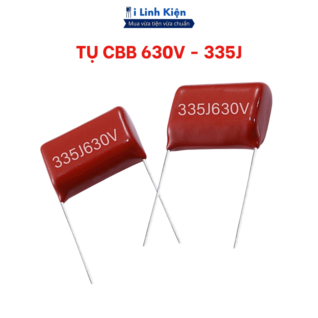 Tụ CBB, tụ kẹo 630V 3.3uf 335J chất lượng tốt ILinhkien