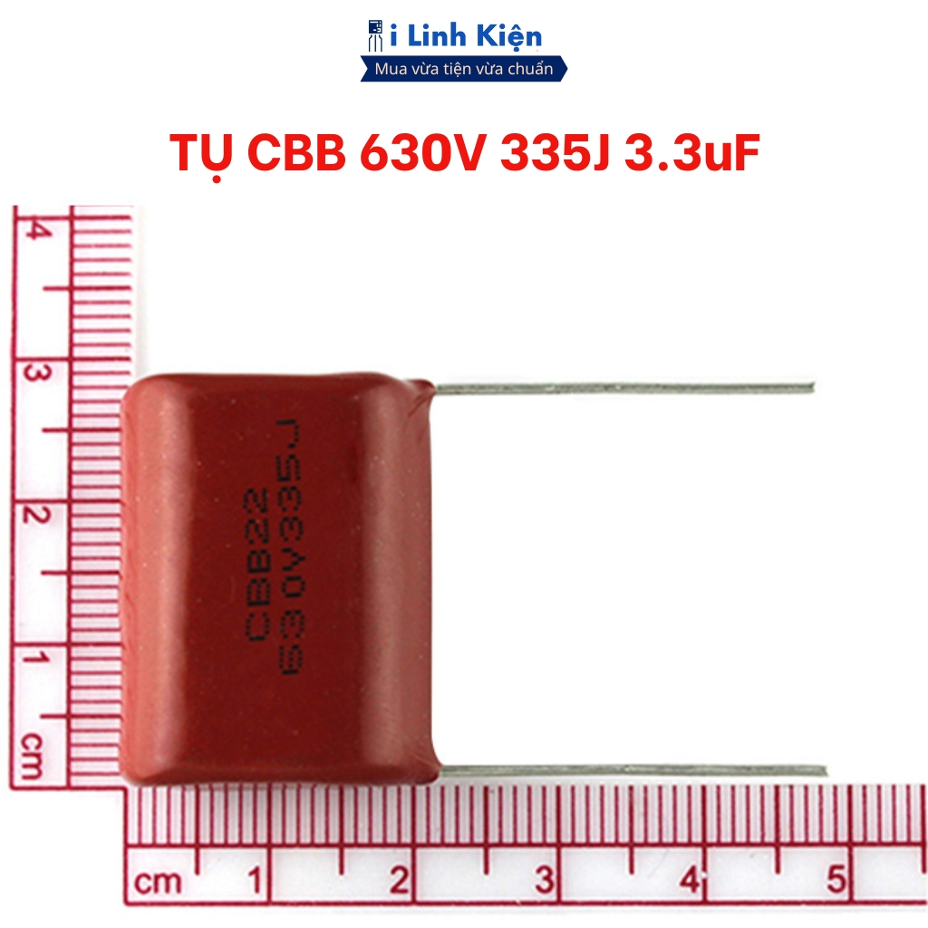 Tụ CBB, tụ kẹo 630V 3.3uf 335J chất lượng tốt ILinhkien