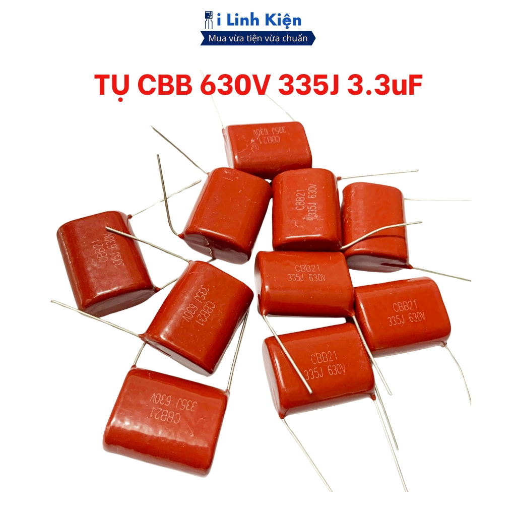 Tụ CBB, tụ kẹo 630V 3.3uf 335J chất lượng tốt ILinhkien