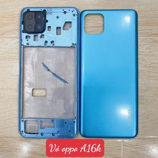 CPH2349, Lưng vỏ oppo A16k, nắp lưng, nắp pin, khung sờn, benzen, vỏ bộ oppo