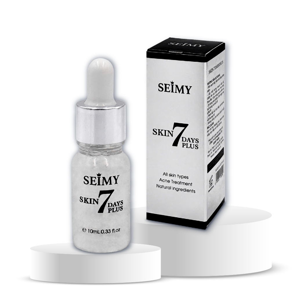 Ảnh Combo 2 Chai Serum giảm mụn thâm Seimy 10ml - Skin 7 Days Plus 1