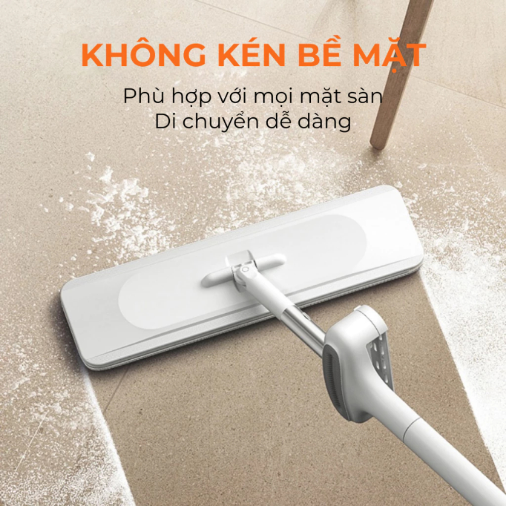 Ảnh SAMONO Cây Lau Nhà Tự Vắt Thông Minh Bonbox BCT701 Đầu Xoay 360 Độ Linh Hoạt, Chổi Lau Nhà Tự Vắt Lau Sạch Mọi Góc 4