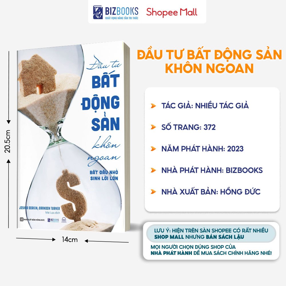 Đầu Tư Bất Động Sản Khôn Ngoan: Bắt Đầu Nhỏ, Sinh Lời Lớn - Sách Kinh Doanh Kinh Tế