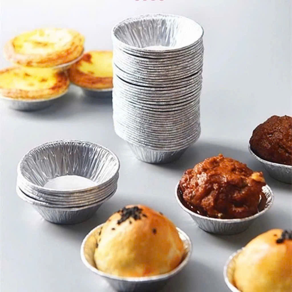 Set 100 Chén Bạc Nướng Bánh, Đựng Nước Chấm