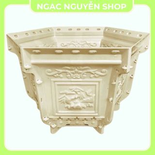 Khuôn đúc chậu lục giác 25 hoa văn sen,trúc, chữ phúc(trung quốc)