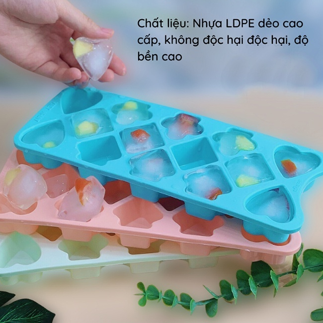 Khay Đá, Khuôn Làm Rau Câu, Làm Kem