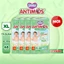 Combo 3 tã Quần Xua Muỗi Bobby Antimos – Hàng rào Sả tự nhiên Bye Muỗi 8H - M52/L50+2/XL48+4/XXL46+6