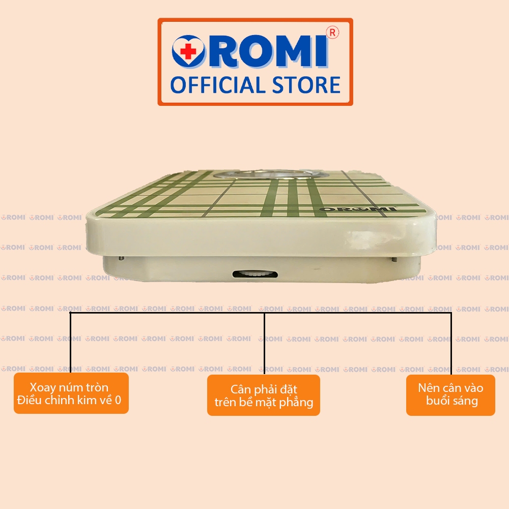 Cân Sức Khỏe OROMI BR9015B - Cân Cơ Học Lò Xo