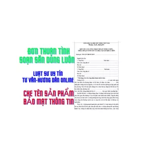 MẪU ĐƠN LY HÔN THUẬN TÌNH 4 BẢN 2026