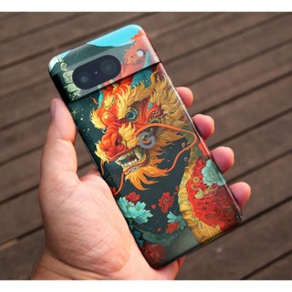 Miếng dán skin mặt sau hình Rồng cho điện thoại Pixel 6, Pixel 6 Pro, Pixel 8 , Pixel 5, Pixel 7 Pro, Pixel 3XL