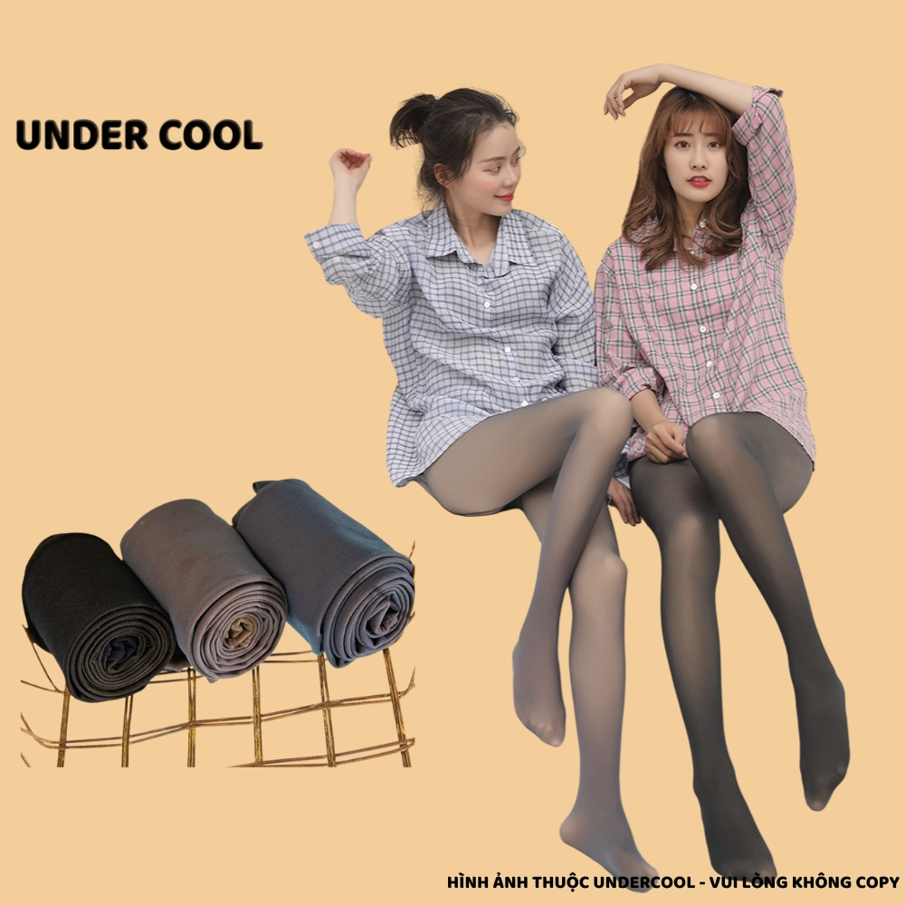 Quần Tất Che Khuyết Điểm Lót Lông Mùa Đông UNDERCOOL Quần Tất  Giữ Ấm Siêu Dai Thon Gọn Thật Chân Chống Xước Giữ Ấm QT07