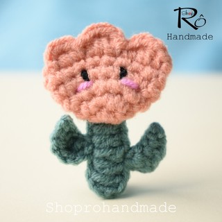 Kẹp tóc hình bông hoa ngộ nghĩnh cho nữ và bé gái 4.5cm |Cặp tóc mái dễ thương |Shop Rô Handmade