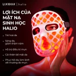 Mặt Nạ Ánh Sáng Halio PureGlow Ultralite Silicone LED Face Mask — ảnh 2