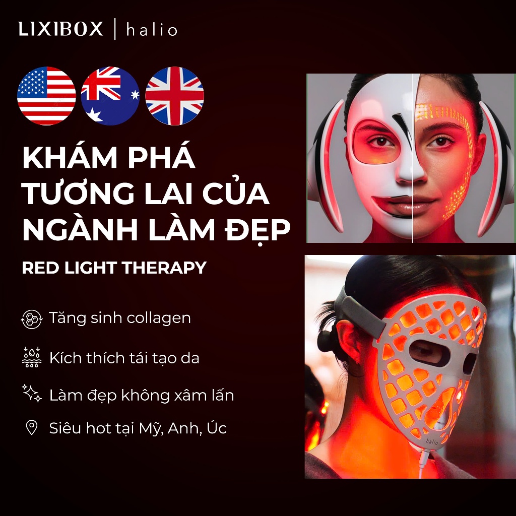 [SPLIVE] Mặt Nạ Ánh Sáng Halio PureGlow Ultralite Silicone LED Face Mask