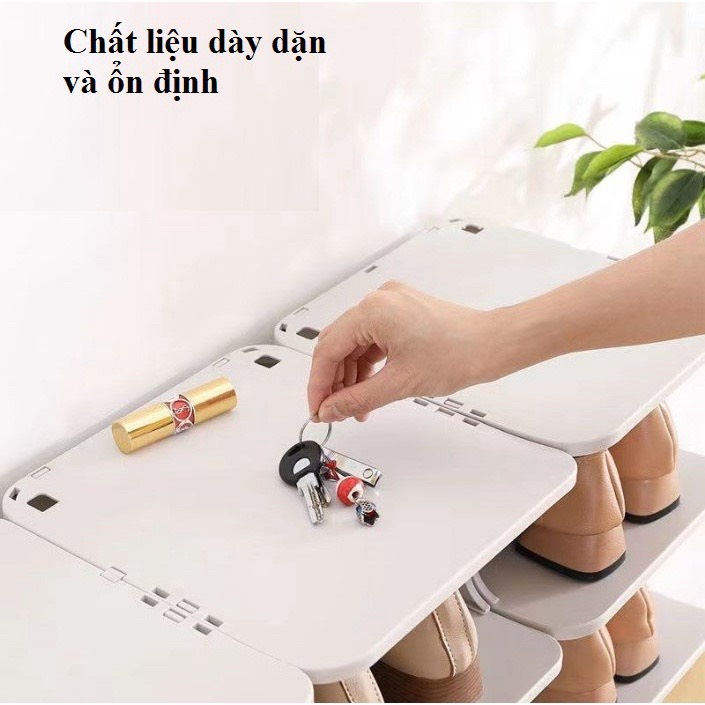 Kệ để giày chữ i 5 tầng kiểu mới đa năng thông minh chất liệu nhựa cao cấp