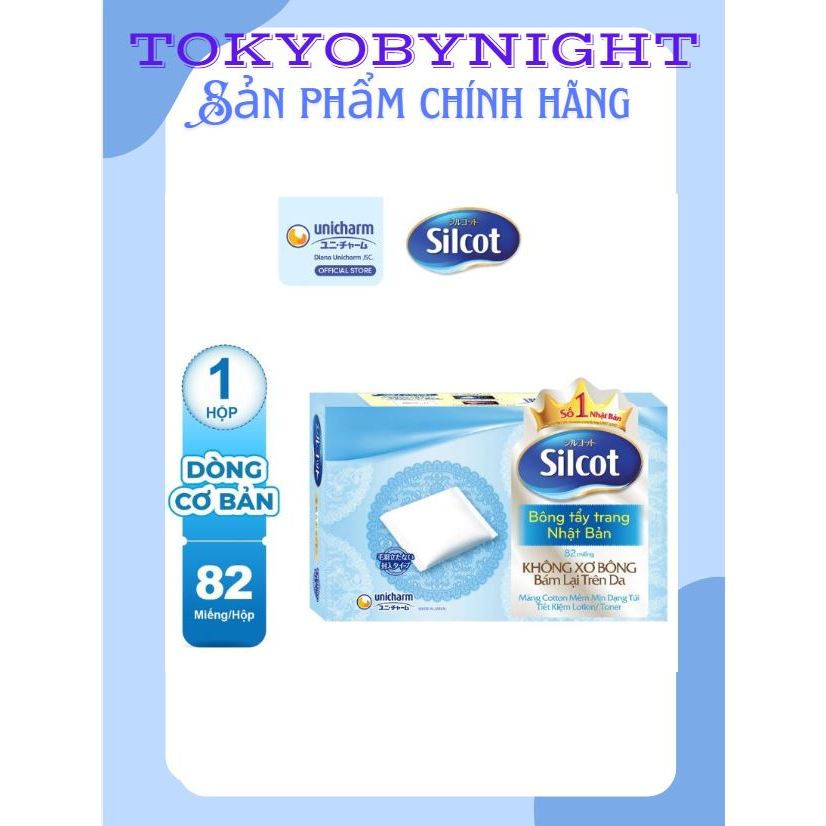 Bông tẩy trang Silcot 82 miếng/hộp | Shopee Việt Nam